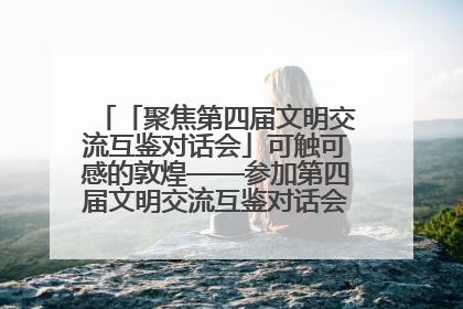 「聚焦第四届文明交流互鉴对话会」可触可感的敦煌——参加第四届文明交流互鉴对话会的外宾参观上元市集