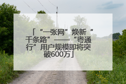 “一张网”焕新“千条路”——“粤通行”用户规模即将突破600万