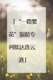 “一路繁花”银龄专列抵达连云港