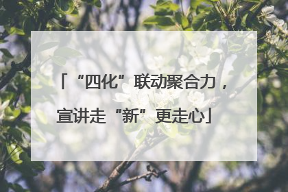 “四化”联动聚合力，宣讲走“新”更走心