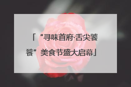 “寻味首府·舌尖饕餮”美食节盛大启幕
