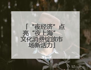 “夜经济”点亮“夜上海” 文化消费绽放市场新活力