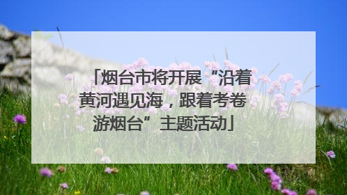 烟台市将开展“沿着黄河遇见海，跟着考卷游烟台”主题活动
