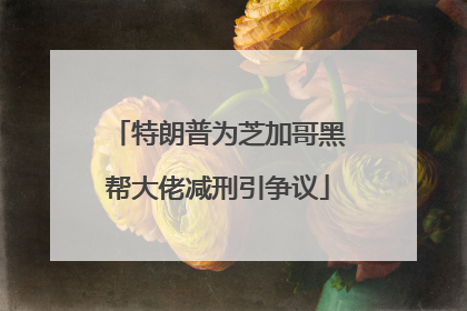 特朗普为芝加哥黑帮大佬减刑引争议