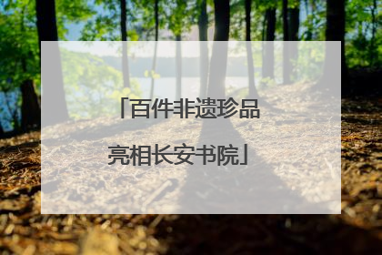 百件非遗珍品亮相长安书院