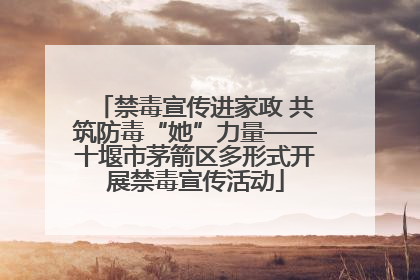 禁毒宣传进家政 共筑防毒“她”力量——十堰市茅箭区多形式开展禁毒宣传活动