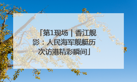 第1现场｜香江舰影：人民海军舰艇历次访港精彩瞬间