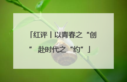 红评丨以青春之“创” 赴时代之“约”