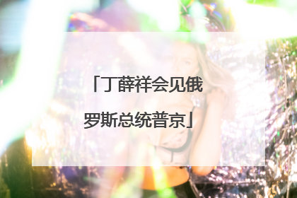 丁薛祥会见俄罗斯总统普京