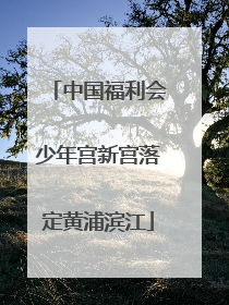 中国福利会少年宫新宫落定黄浦滨江