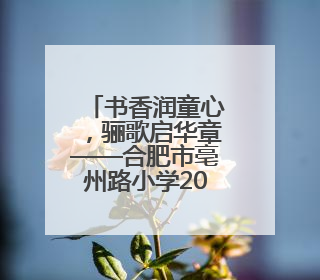 书香润童心，骊歌启华章——合肥市亳州路小学2025届毕业典礼见证成长时刻