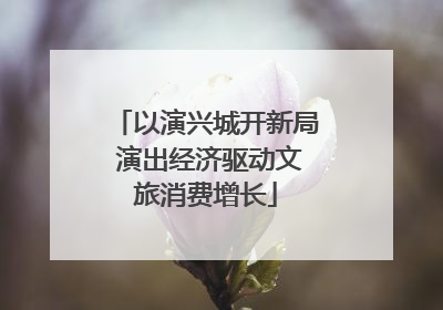 以演兴城开新局 演出经济驱动文旅消费增长
