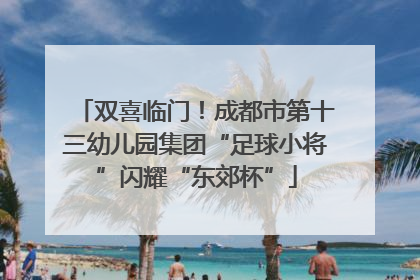 双喜临门！成都市第十三幼儿园集团“足球小将”闪耀“东郊杯”