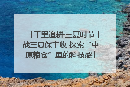 千里追耕·三夏时节丨战三夏保丰收 探索“中原粮仓”里的科技感