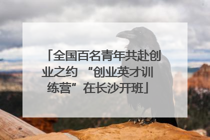 全国百名青年共赴创业之约 “创业英才训练营”在长沙开班