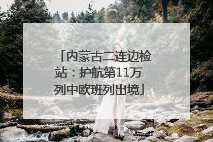 内蒙古二连边检站：护航第11万列中欧班列出境