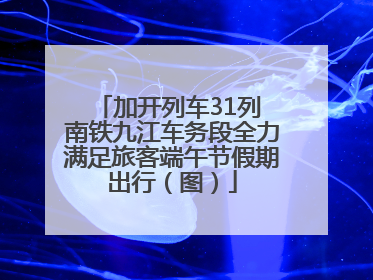加开列车31列 南铁九江车务段全力满足旅客端午节假期出行（图）