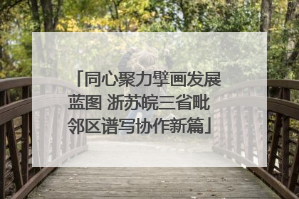 同心聚力擘画发展蓝图 浙苏皖三省毗邻区谱写协作新篇
