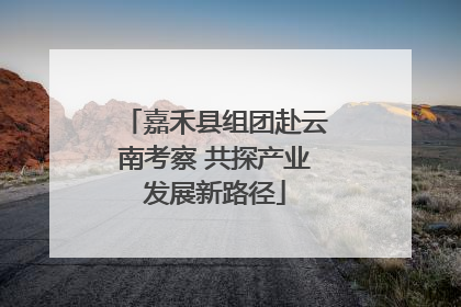 嘉禾县组团赴云南考察 共探产业发展新路径