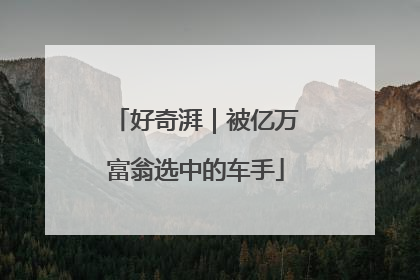 好奇湃｜被亿万富翁选中的车手