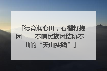 德育润心田，石榴籽抱团——奏响民族团结协奏曲的“天山实践”