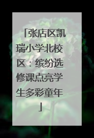 张店区凯瑞小学北校区：缤纷选修课点亮学生多彩童年