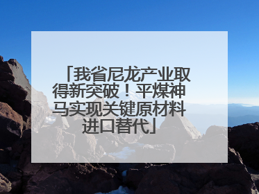 我省尼龙产业取得新突破！平煤神马实现关键原材料进口替代