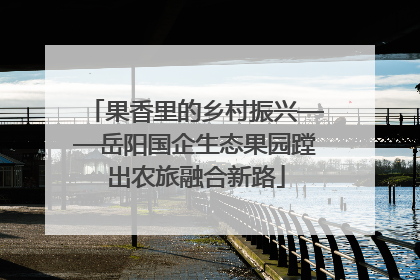 果香里的乡村振兴——岳阳国企生态果园蹚出农旅融合新路