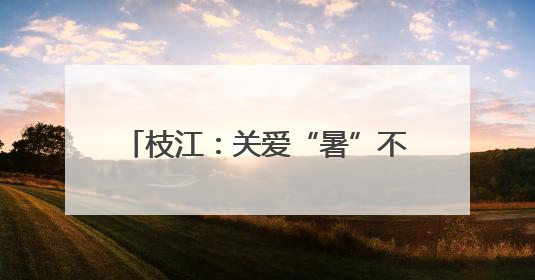 枝江：关爱“暑”不尽 托管有“趣”处