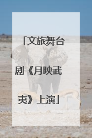 文旅舞台剧《月映武夷》上演