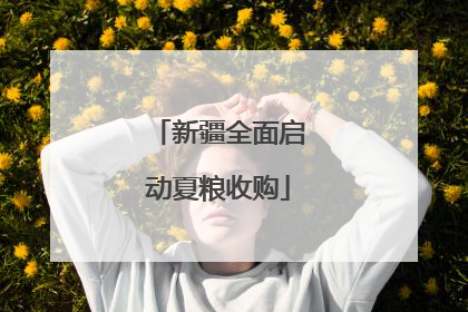 新疆全面启动夏粮收购