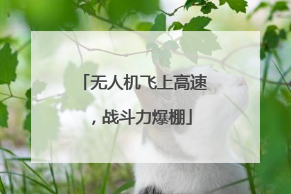 无人机飞上高速，战斗力爆棚