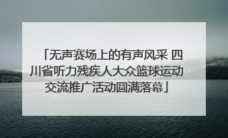 无声赛场上的有声风采 四川省听力残疾人大众篮球运动交流推广活动圆满落幕