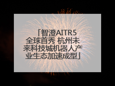 智澄AITR5全球首秀 杭州未来科技城机器人产业生态加速成型