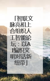 智联文脉亮相上合组织人工智能论坛：以AI编织文明对话新纽带