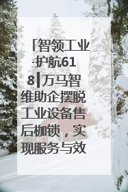 智领工业·护航618┃万马智维助企摆脱工业设备售后枷锁，实现服务与效能价值共振！