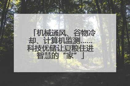 机械通风、谷物冷却、计算机监测……科技优储让夏粮住进智慧的“家”