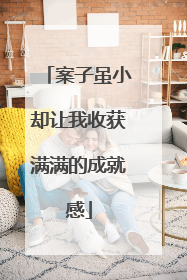 案子虽小却让我收获满满的成就感