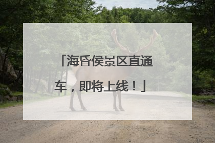 海昏侯景区直通车，即将上线！