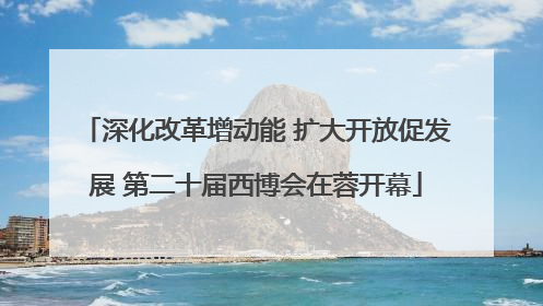 深化改革增动能 扩大开放促发展 第二十届西博会在蓉开幕