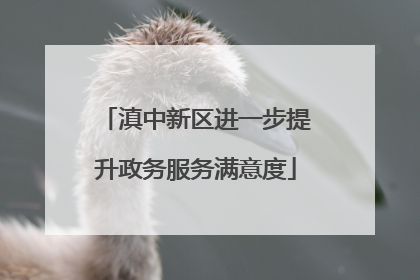 滇中新区进一步提升政务服务满意度
