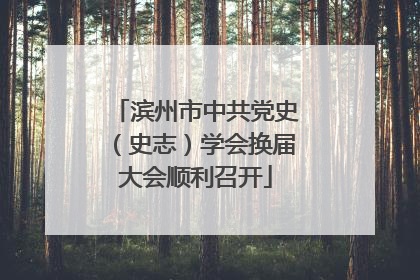 滨州市中共党史（史志）学会换届大会顺利召开
