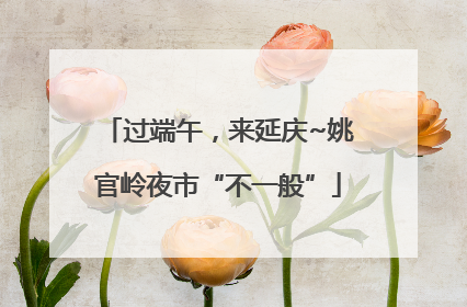 过端午，来延庆~姚官岭夜市“不一般”