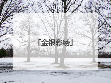金银彩绣