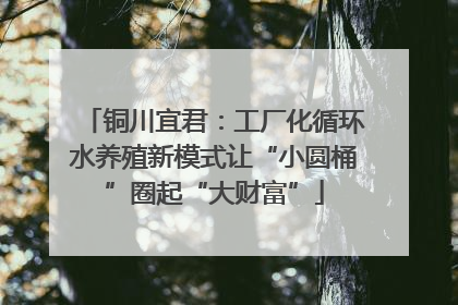 铜川宜君：工厂化循环水养殖新模式让“小圆桶”圈起“大财富”
