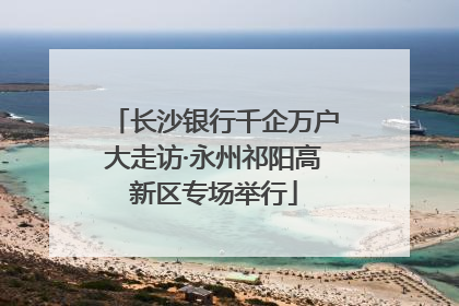 长沙银行千企万户大走访·永州祁阳高新区专场举行