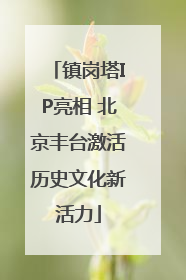 镇岗塔IP亮相 北京丰台激活历史文化新活力