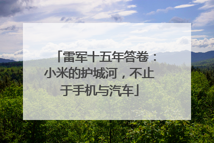 雷军十五年答卷：小米的护城河，不止于手机与汽车