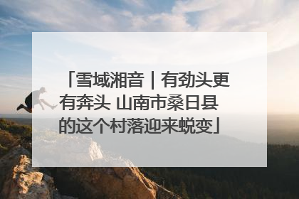 雪域湘音｜有劲头更有奔头 山南市桑日县的这个村落迎来蜕变
