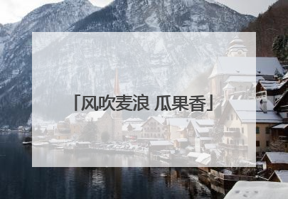 风吹麦浪 瓜果香